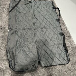 Quilted Gray Dog Car Seat Cover